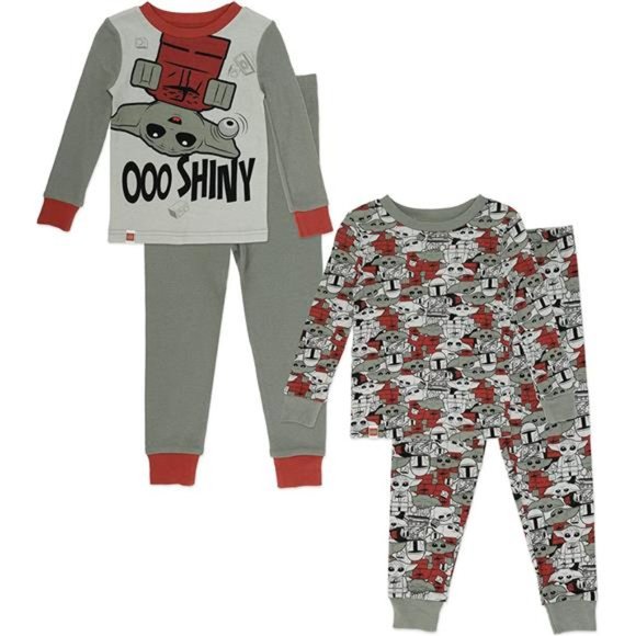 Lego Star Wars Pajamas Boys Baby Yoda Grogu for Cotton Pajama Set